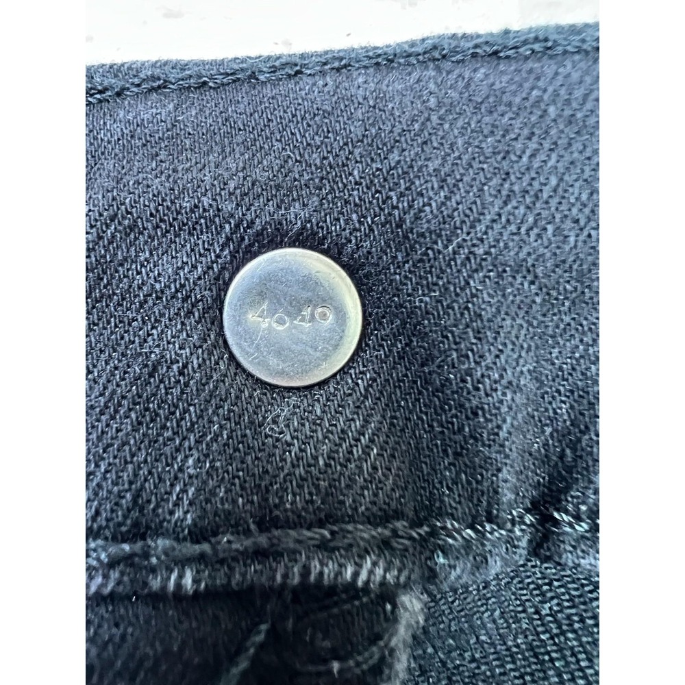 Levis 720 High Rise Super Skinny Jeans Womens 30x30 Black Dark Wash Stretch - Picture 8 of 16